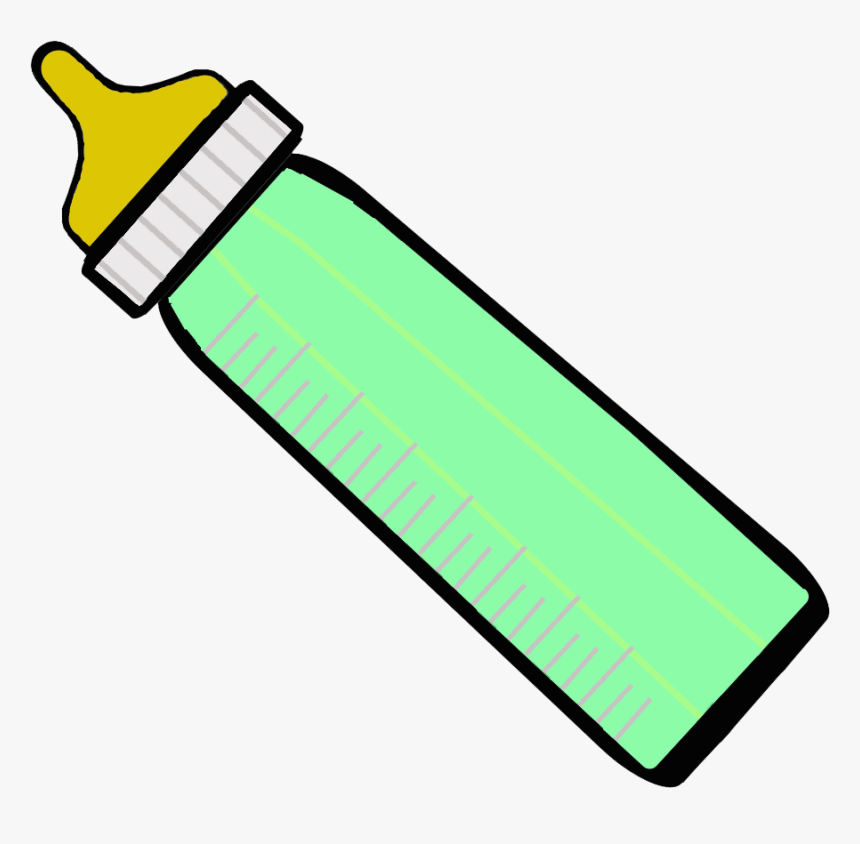 Milk Bottle Clipart Transparency - Baby Bottle Clipart No Background, HD Png Download