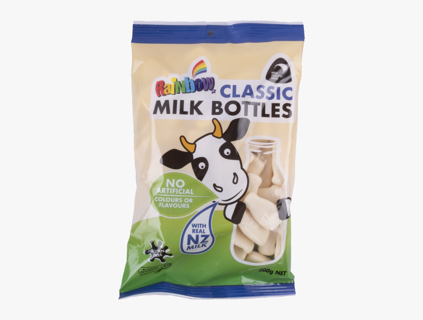 Classic Milk Bottles 200g - Dairy Cow, HD Png Download