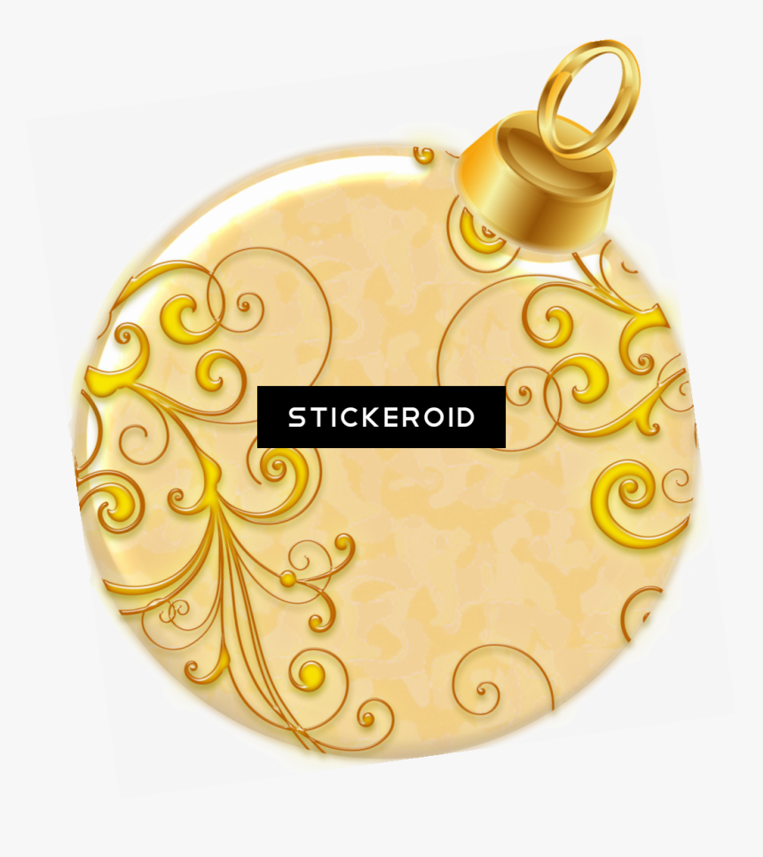 Gold Christmas Ball Png - Christmas Day, Transparent Png
