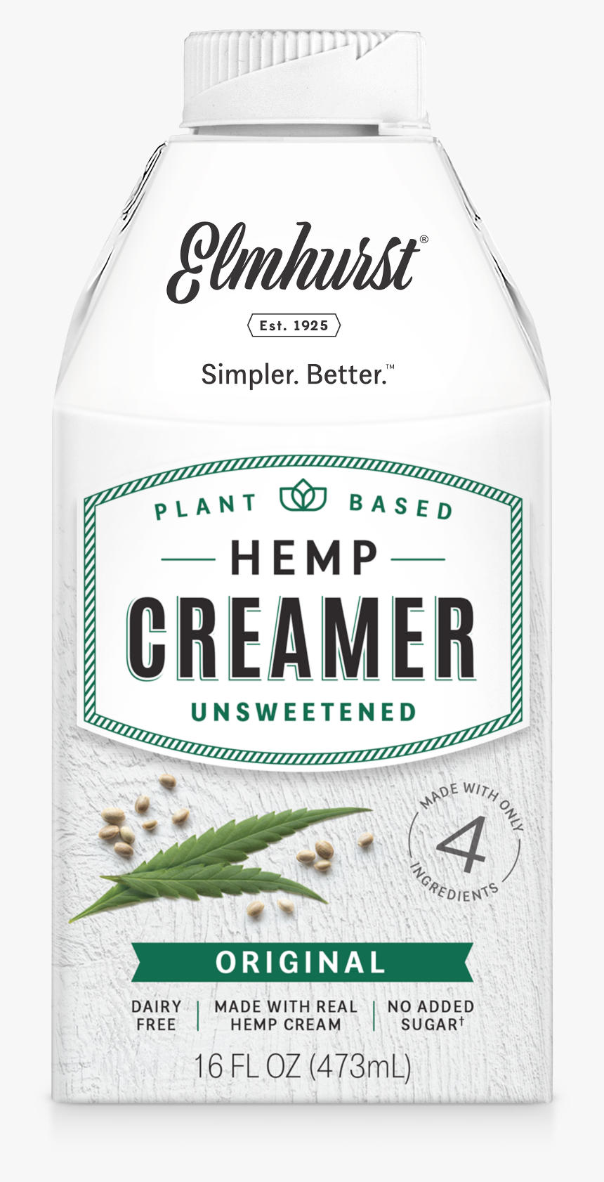 Elmhurst Hemp Creamer, HD Png Download
