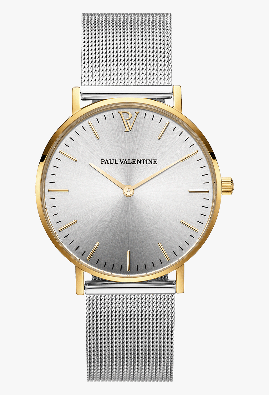 Paul Valentine Gold Silver Watches, HD Png Download