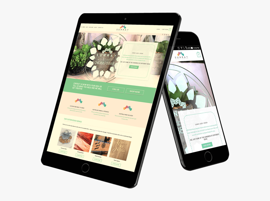 Sunray Tablet View - Iphone, HD Png Download