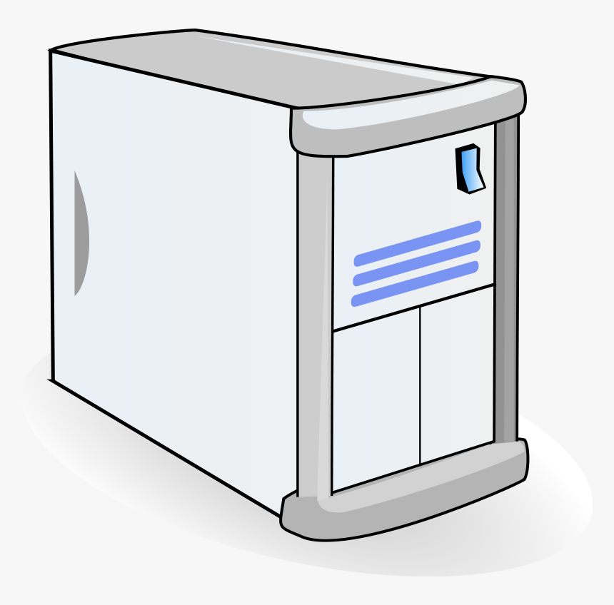 Pale Server Png Images - Computer System Unit Cartoon, Transparent Png