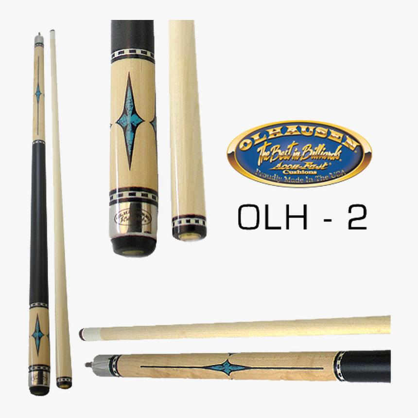 Olhausen Olh-2 Deluxe Inlaid Design Cues With Cue Case - Olhausen Pool Cue, HD Png Download