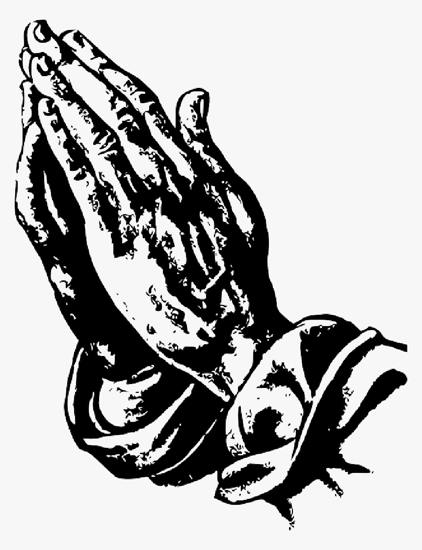 Praying Hands Clipart Png , Png Download - Praying Hands Transparent Background, Png Download