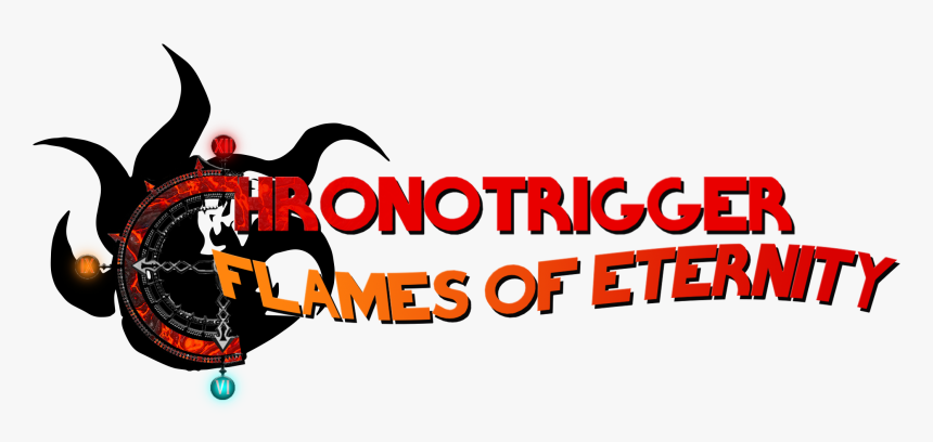 Chrono Trigger Flames Of Eternity Clear Logo , Png - Graphic Design, Transparent Png