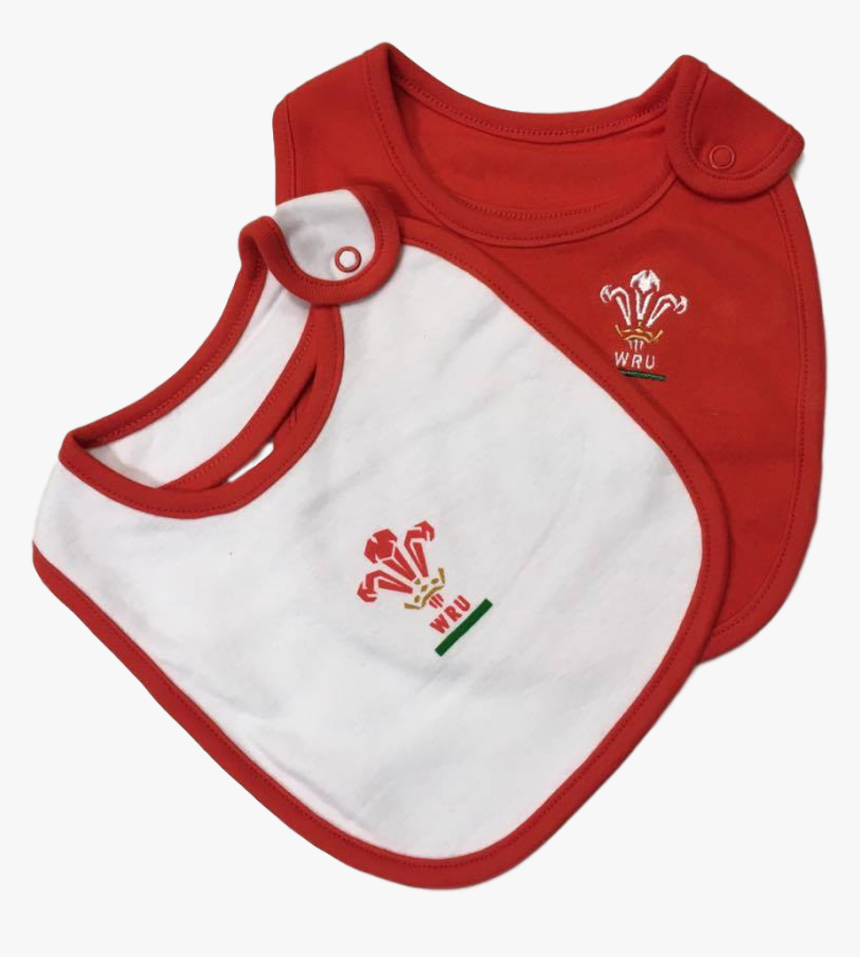 Wru Baby Bib- 2 Pack - Welsh Rugby, HD Png Download