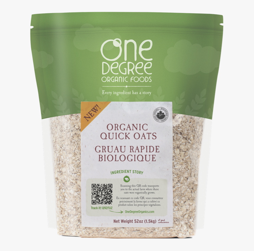 One Degree Sprouted Quick Oats, HD Png Download