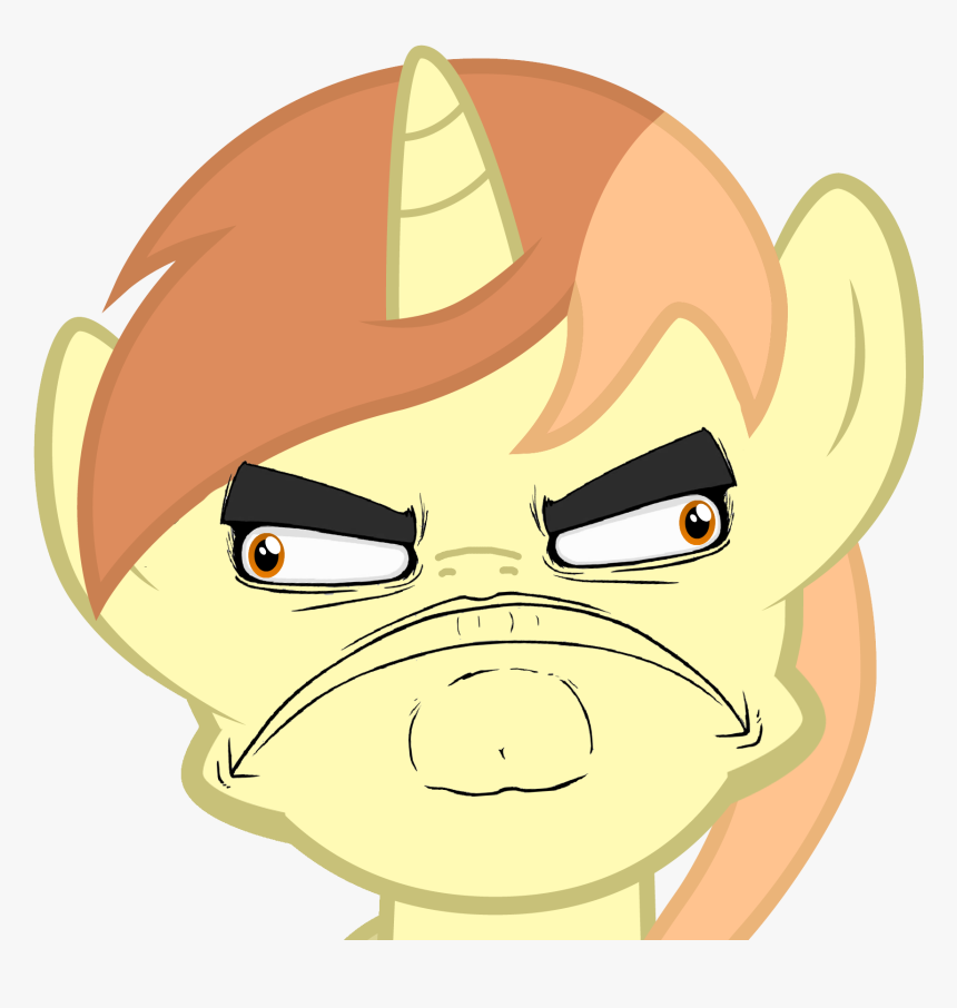 Ear Dog Horse Face Hair Nose Facial Expression Mammal - Cartoon, HD Png Download