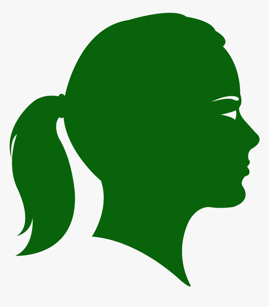 Woman Head Pink Silhouette, HD Png Download