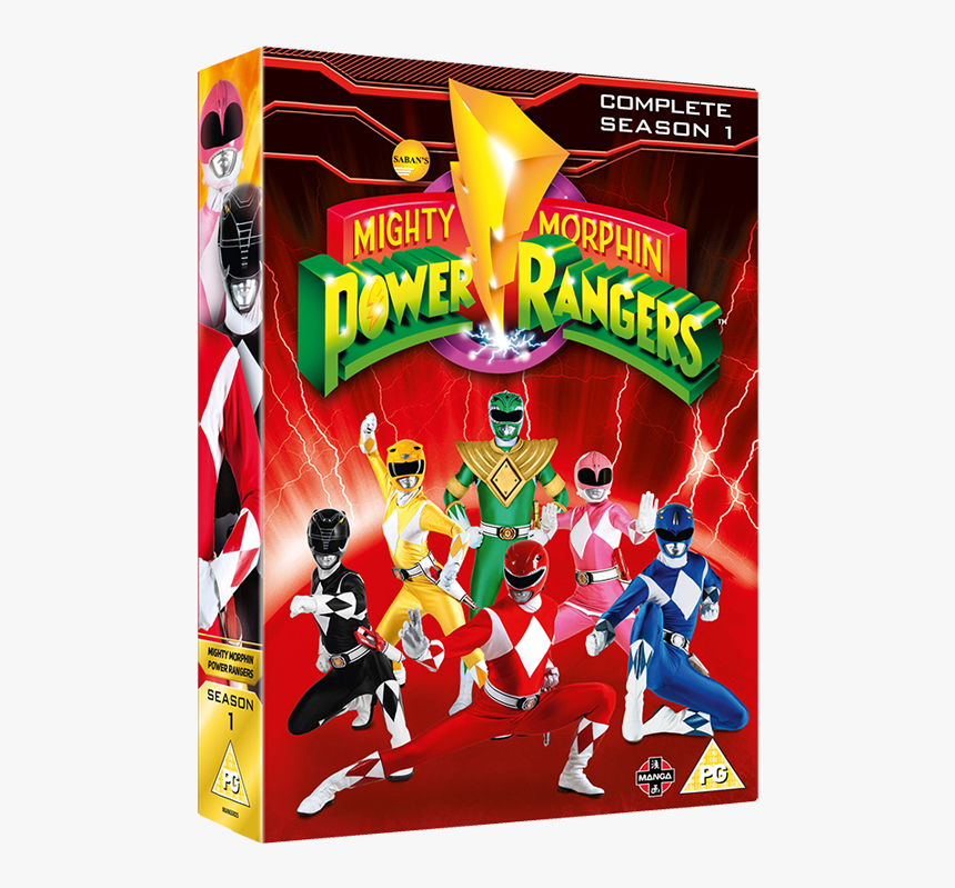 Mighty Morphin Power Rangers Complete Season - Mighty Morphin Power Rangers Dvd Uk, HD Png Download