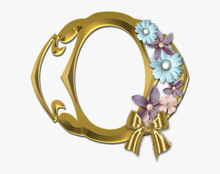 Photo, Frame, List, Scrapbook, Flowers, Gold - Picture Frame, HD Png Download