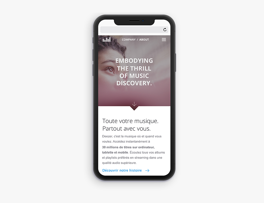 Deezer - Iphone, HD Png Download