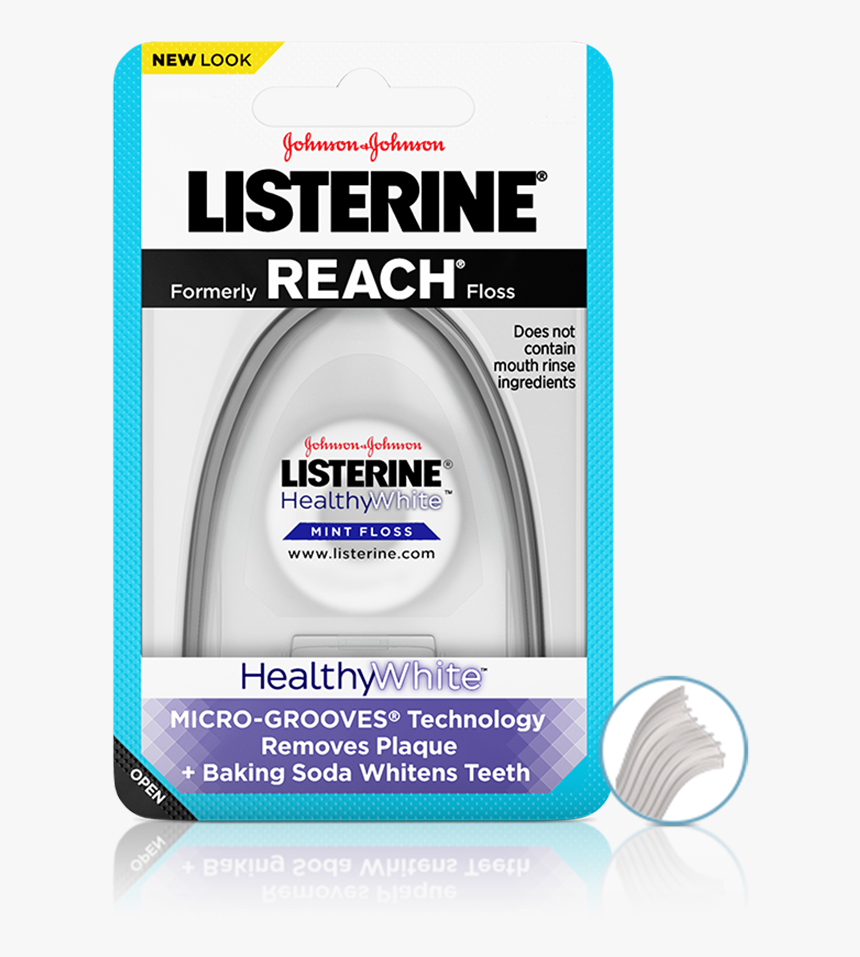 Listerine® Healthy Whitetm Floss - Listerine, HD Png Download