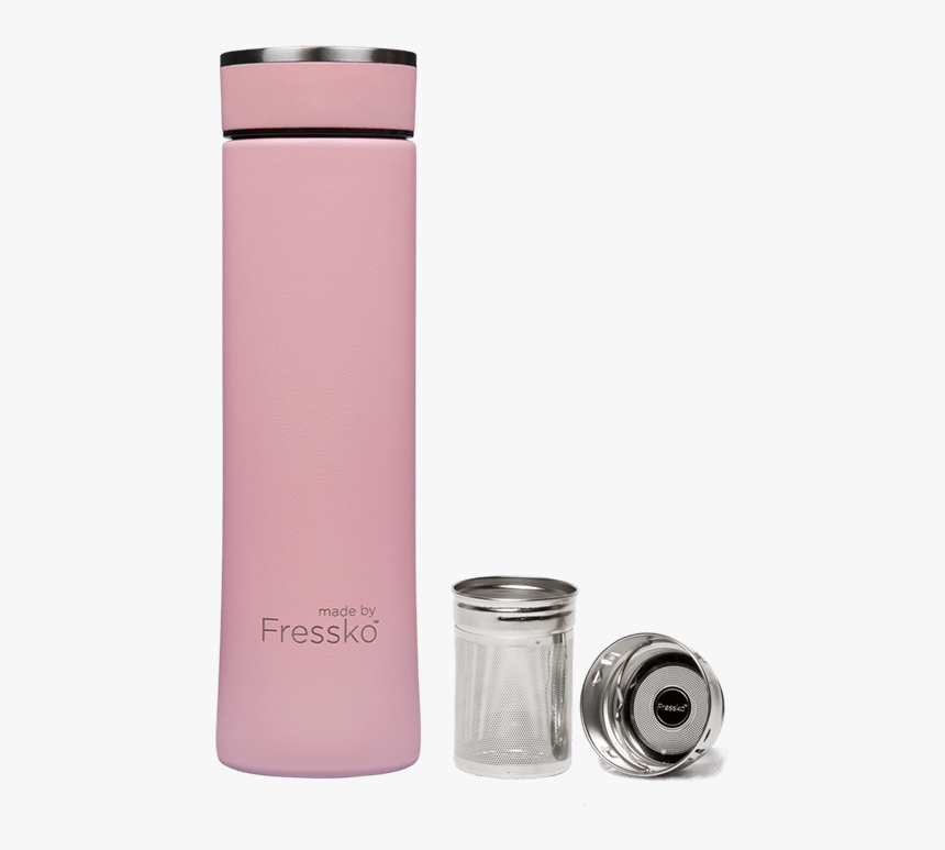 Pink, Floss Coloured Flask, Drink Bottle, Tea Infuser, - Stainless Steel Bottle For Tea, HD Png Download