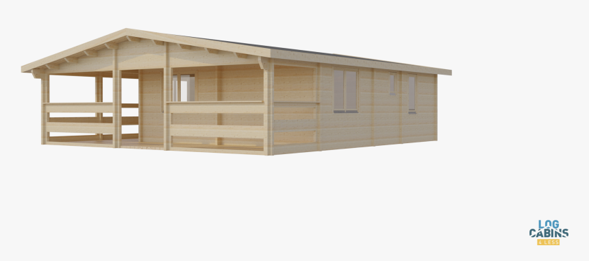 Two Bed Log Cabin Erik - Plywood, HD Png Download