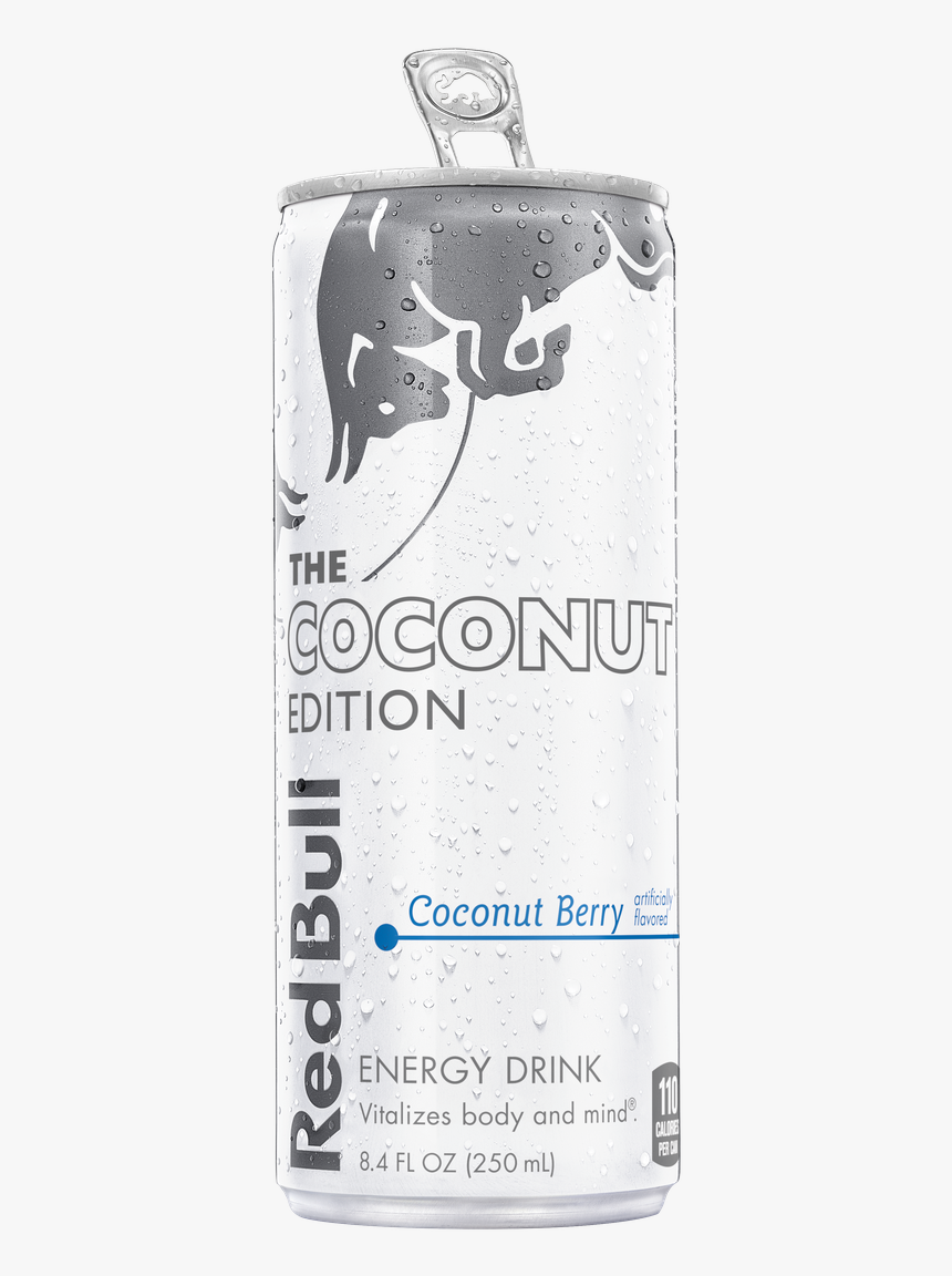 Red Bull White Edition Coconut Berry Can - Red Bull Coconut 8.4 Oz, HD Png Download