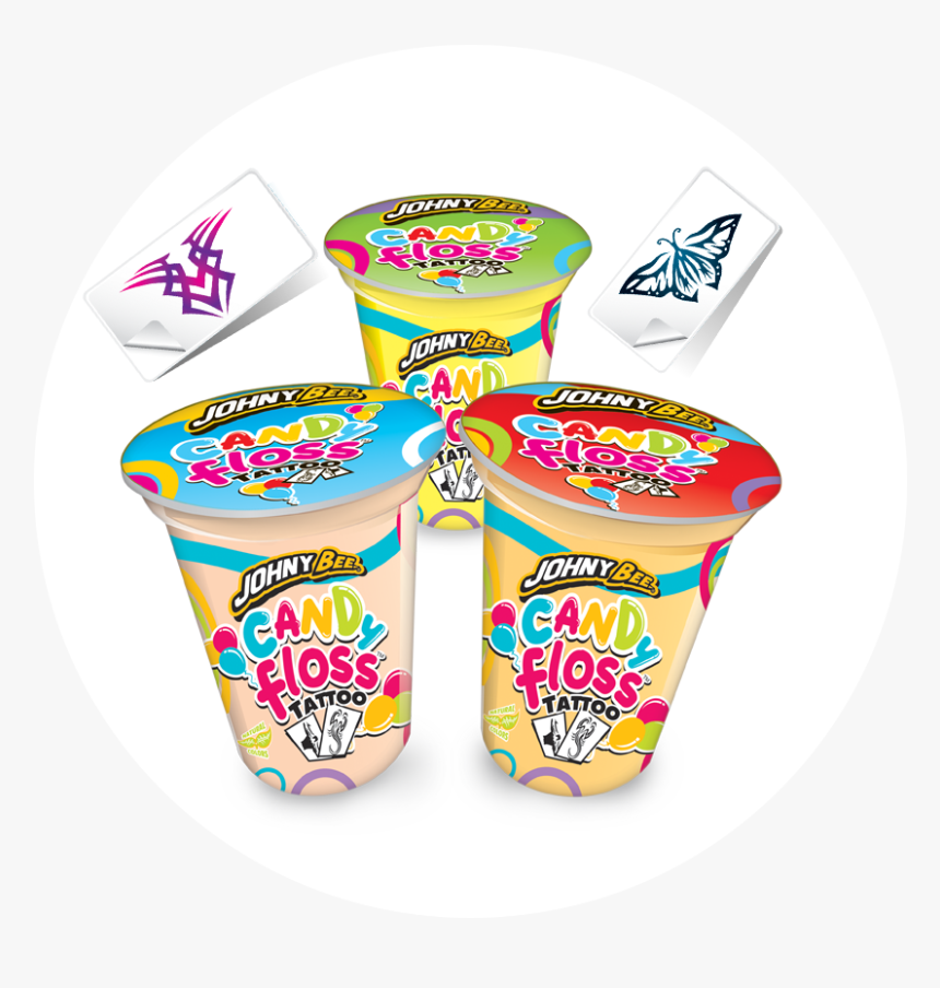 Title Candy Floss Tattoo - Cotton Candy, HD Png Download