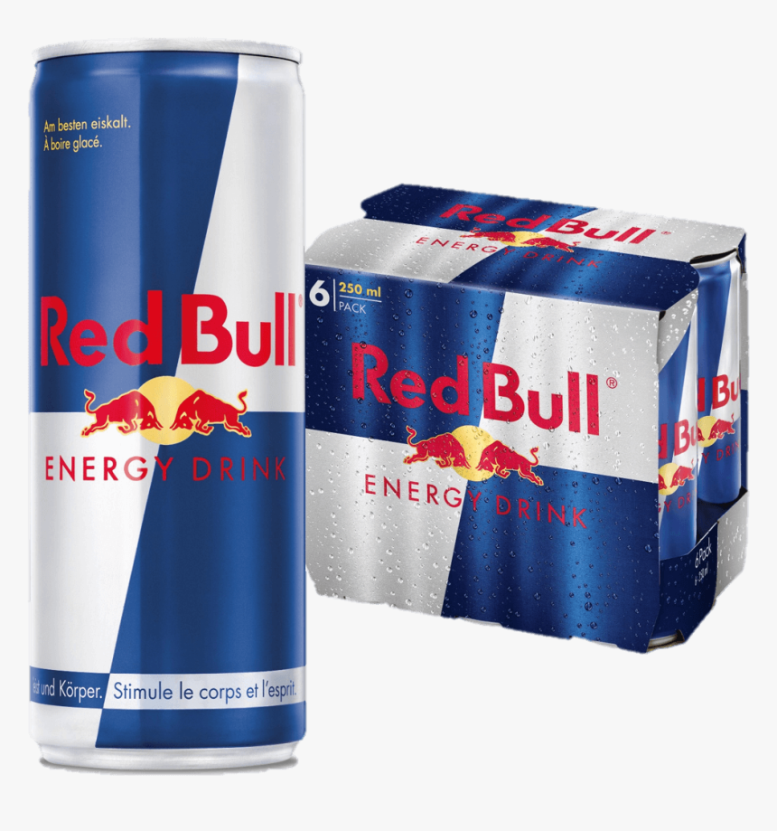 Six Pack Red Bull, HD Png Download