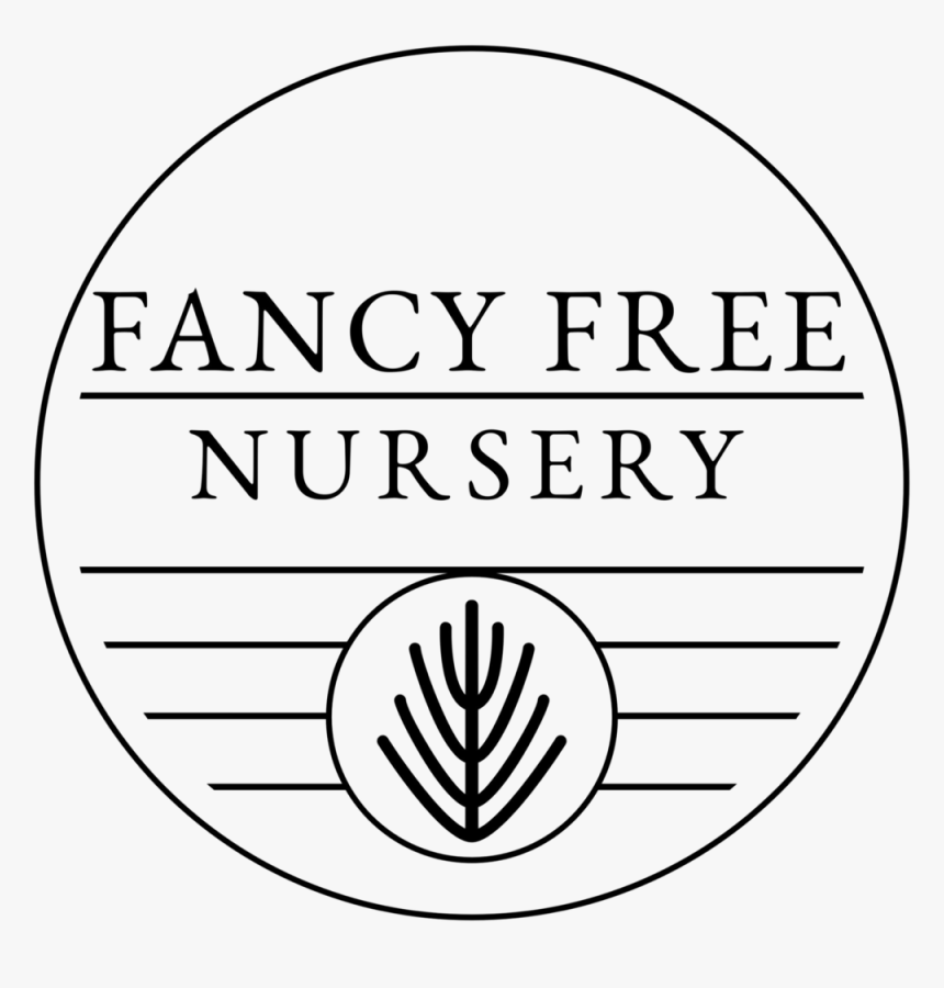 Fancy Free Nursery Logo Black - Circle, HD Png Download