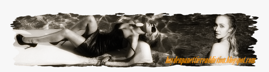 Hayden Panettiere Addiction - Monochrome, HD Png Download