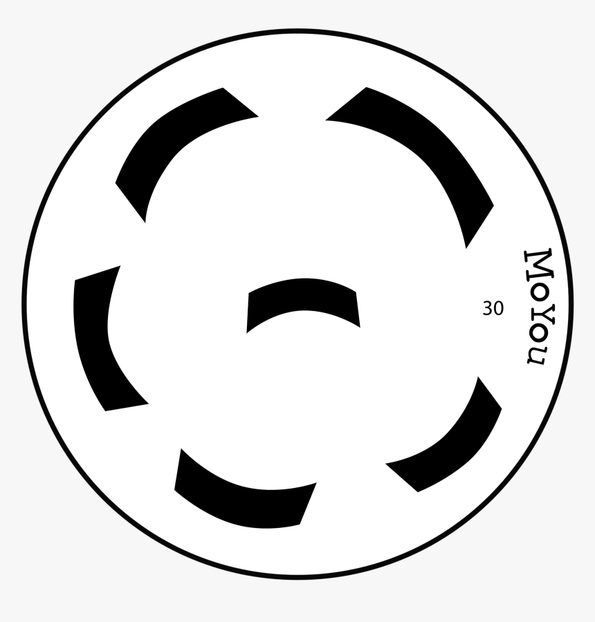 Original Moyou Nail Art Image Stamp Stamping Plate - Circle, HD Png Download