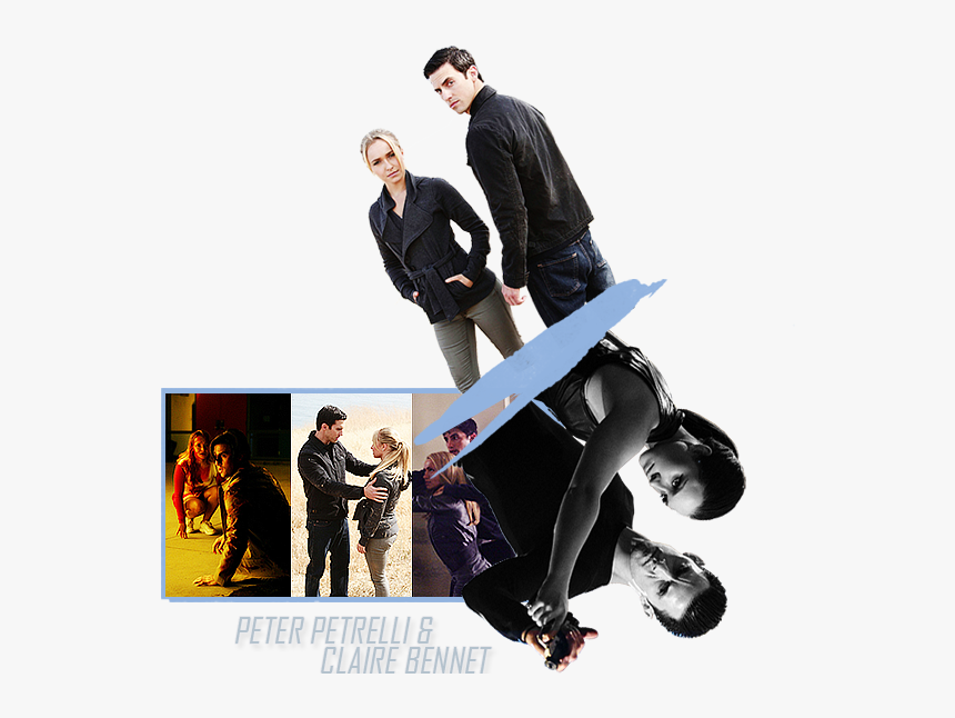 Claire Bennet And Peter Petrelli, HD Png Download