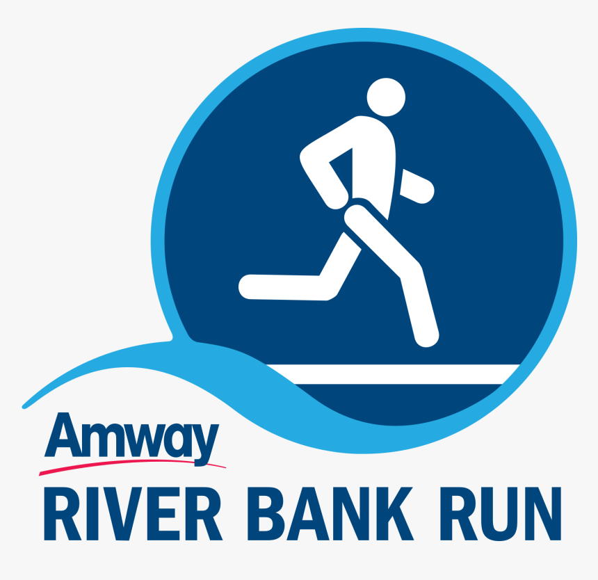 Amway River Bank Run Logo, HD Png Download