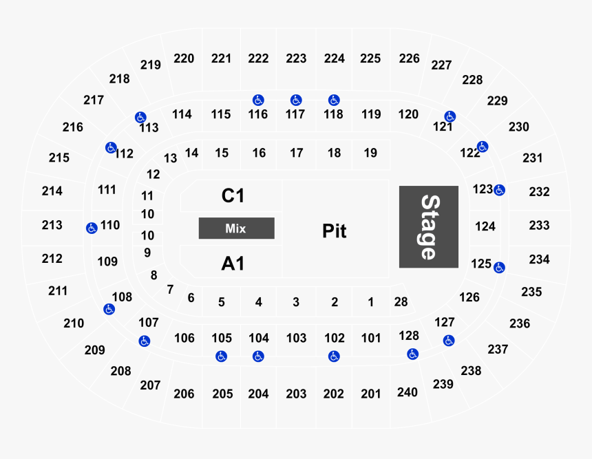 Nassau Coliseum Section A1, HD Png Download