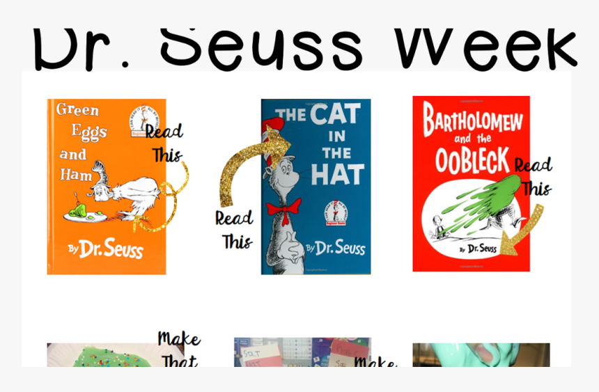 Dr Seuss Books, HD Png Download