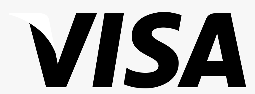 Black Logo Png - Black Visa Logo Png, Transparent Png