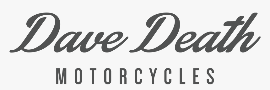 Dave Death Motorcycles - Black-and-white, HD Png Download