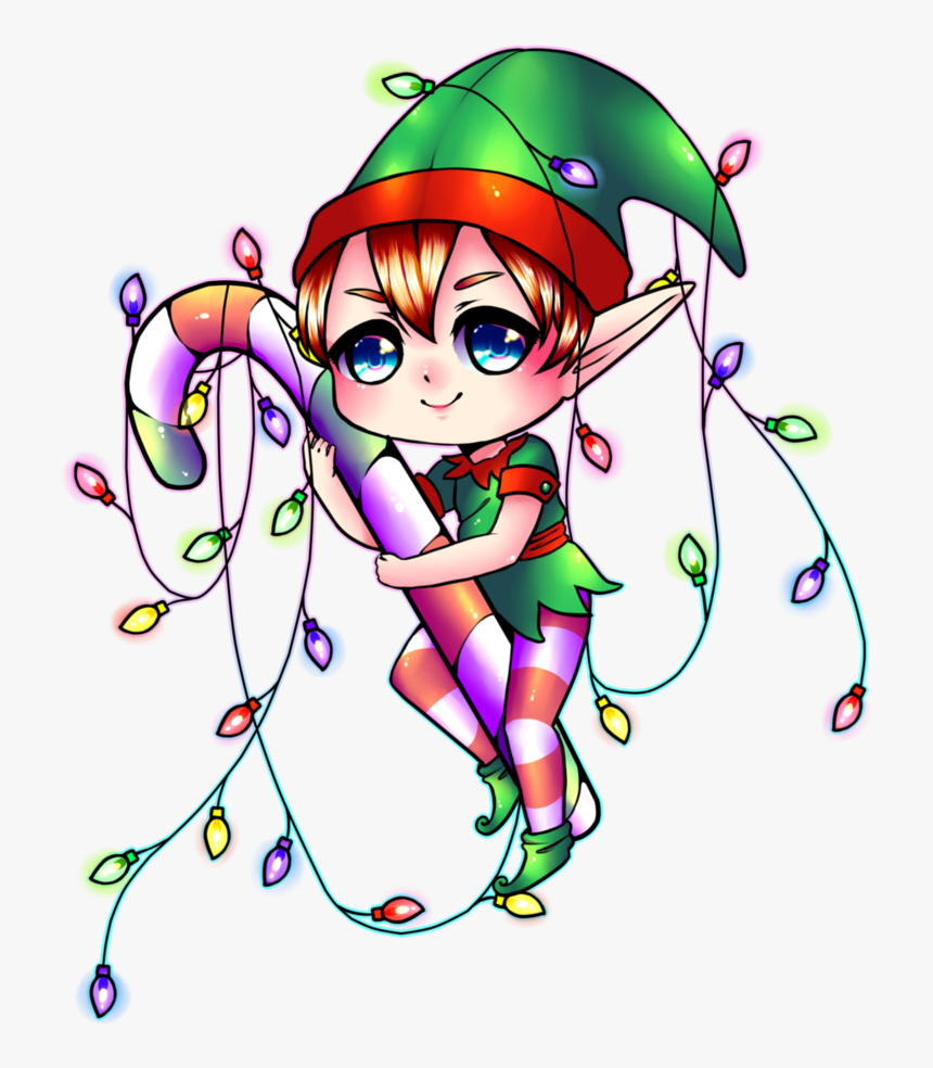 Drawn Elf Draw Something - Cartoon, HD Png Download