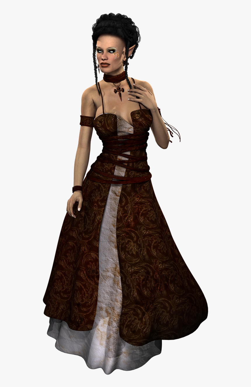 Transparent Elf Ears Png - Gown, Png Download