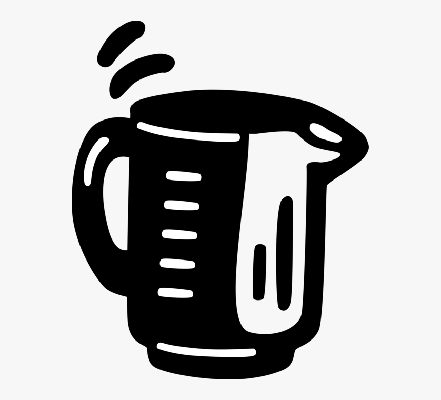 Vector Illustration Of Kitchen Utensil Measuring Cup, HD Png Download