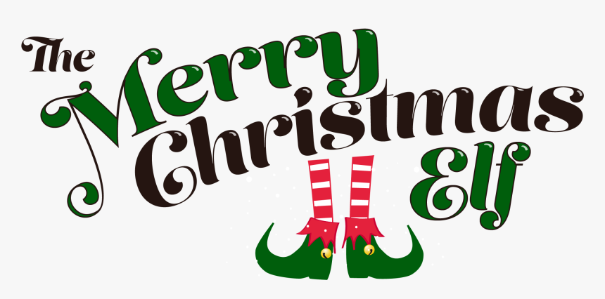 Merry Christmas Elf Logo, HD Png Download