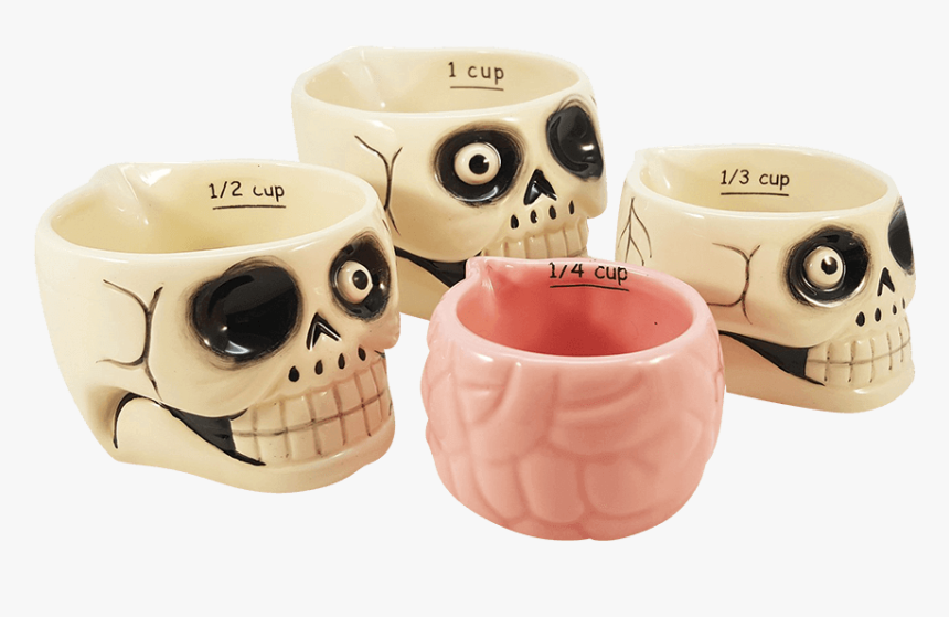 Nesting Skulls Measuring Cups - Measuring Cup, HD Png Download