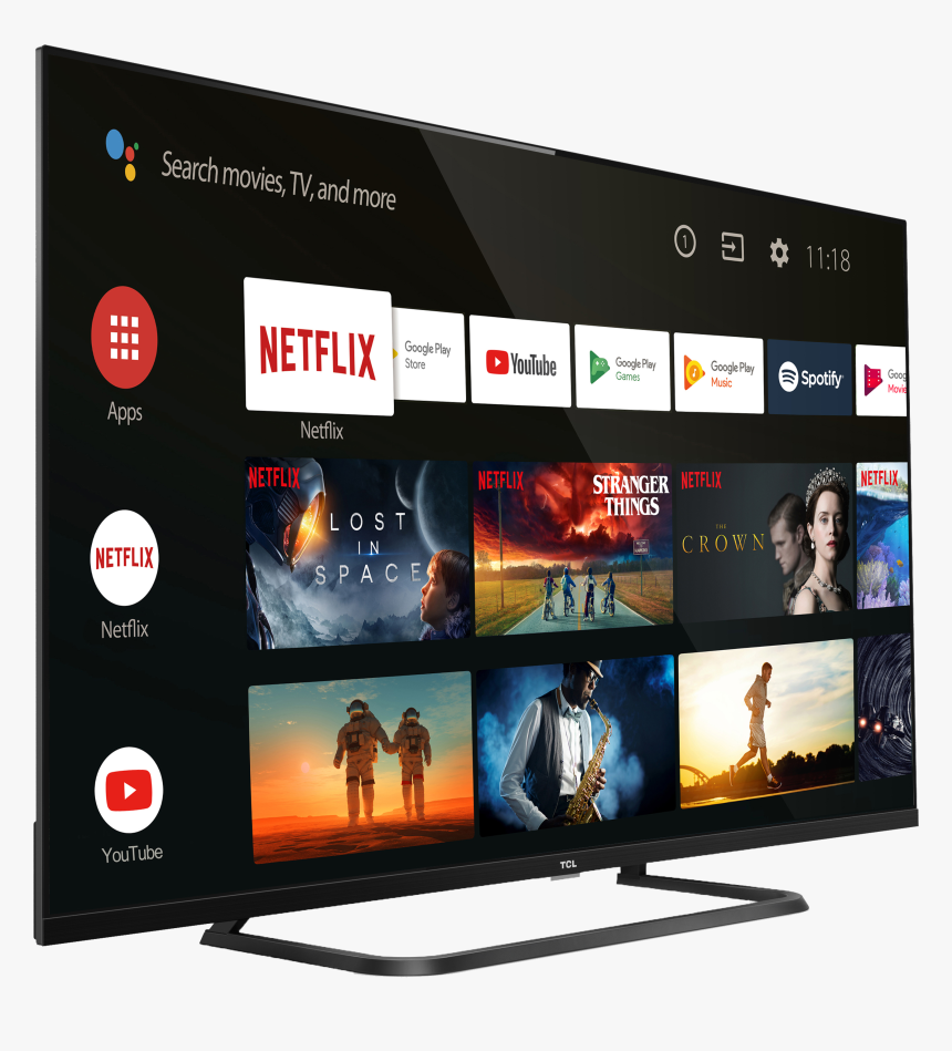 Android Tv For Easy And Unlimited Entertainment - Tv Tcl 75ep660, HD Png Download