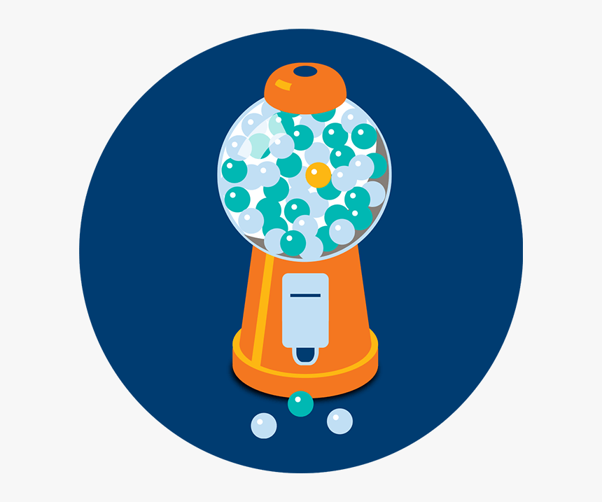 Transparent Gumball Machine Clipart, HD Png Download