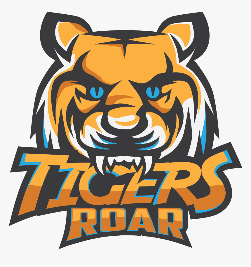 Clipart Tiger Roaring - Tigres Roar Esport, HD Png Download
