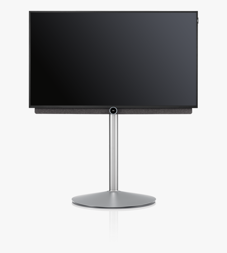 Bild3 43 Floor Stand Plate Graphit Frontal Fs Plate - Loewe Bild 3 Floor Stand, HD Png Download