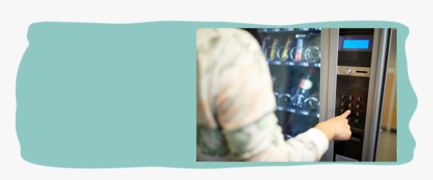 Vending Machine Supplies - Person Buying From A Vending Machine, HD Png Download