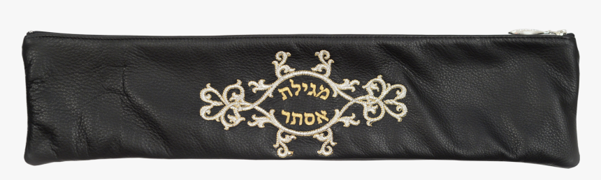 Geniune Fancy Leather Scroll Bag Purim Megillah Scroll - Label, HD Png Download