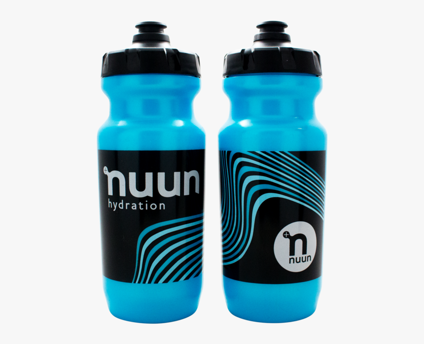 Blue And Black Nuun Bottle With A Sport-top - Water Bottle, HD Png Download