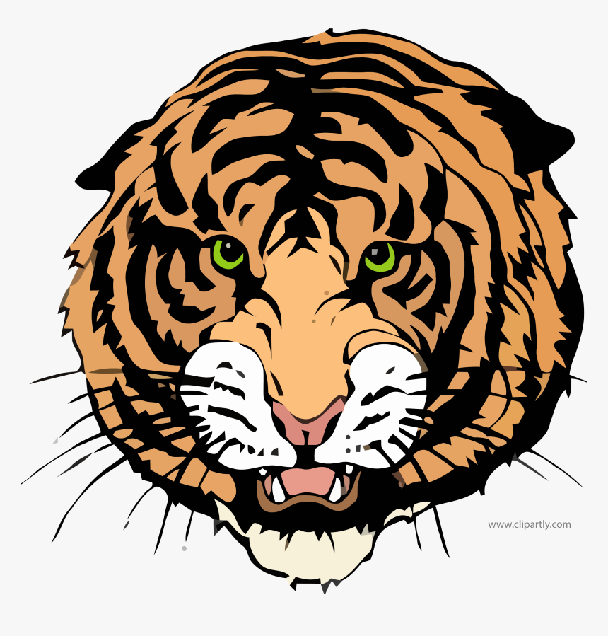 Other Tigger Face Clipart Png Image Download - Trenton High School Tiger, Transparent Png