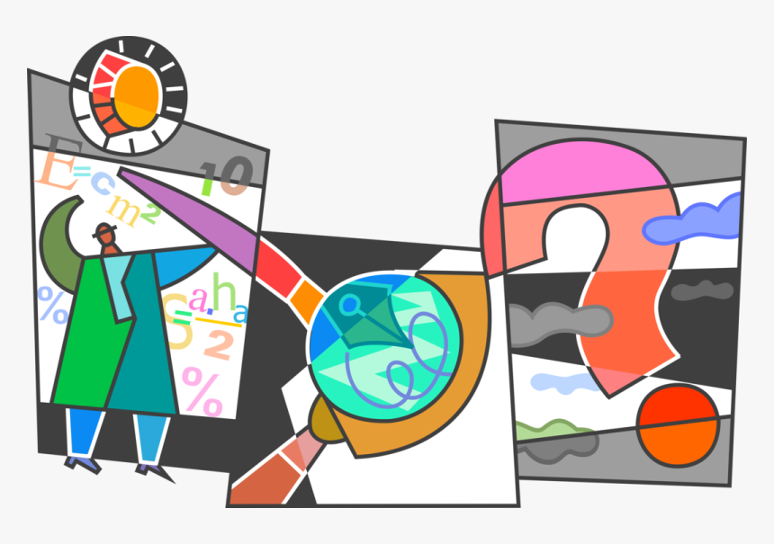 Vector Illustration Of Investigation And Research Magnifying - Vector Graphics, HD Png Download