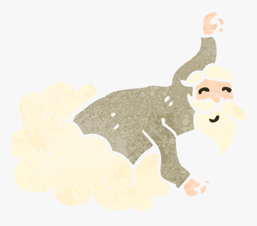 God In Cloud Clip Art, HD Png Download