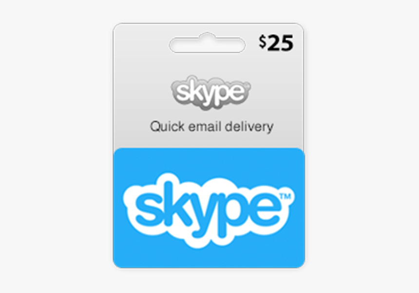 Skype Gift Card Png, Transparent Png