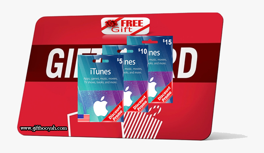 Free Gift Card Itunes - Gift Booyah, HD Png Download