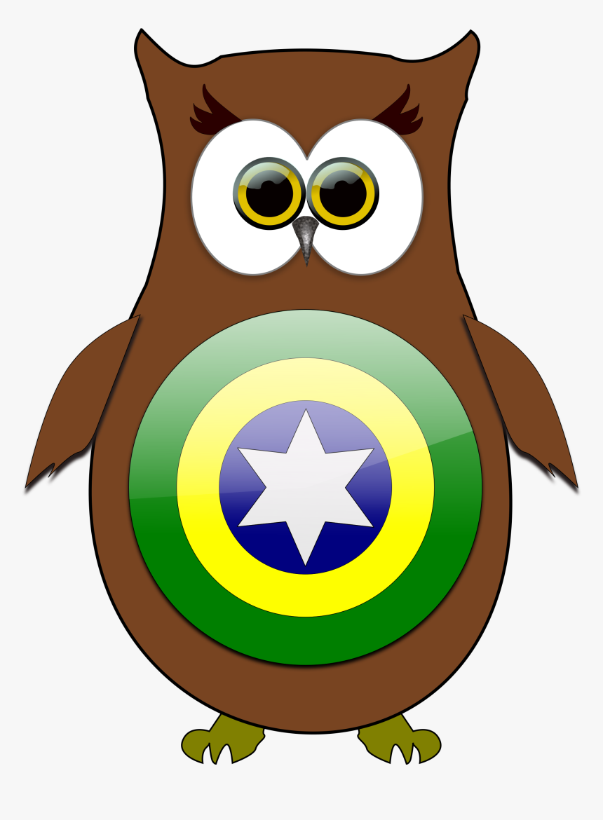 Free Owl Brazil Superhero Clipart Clipart And Vector - Owl Superhero Clipart, HD Png Download